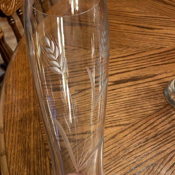 Etched Wheat Glasses (2) - Picture 2 of 7